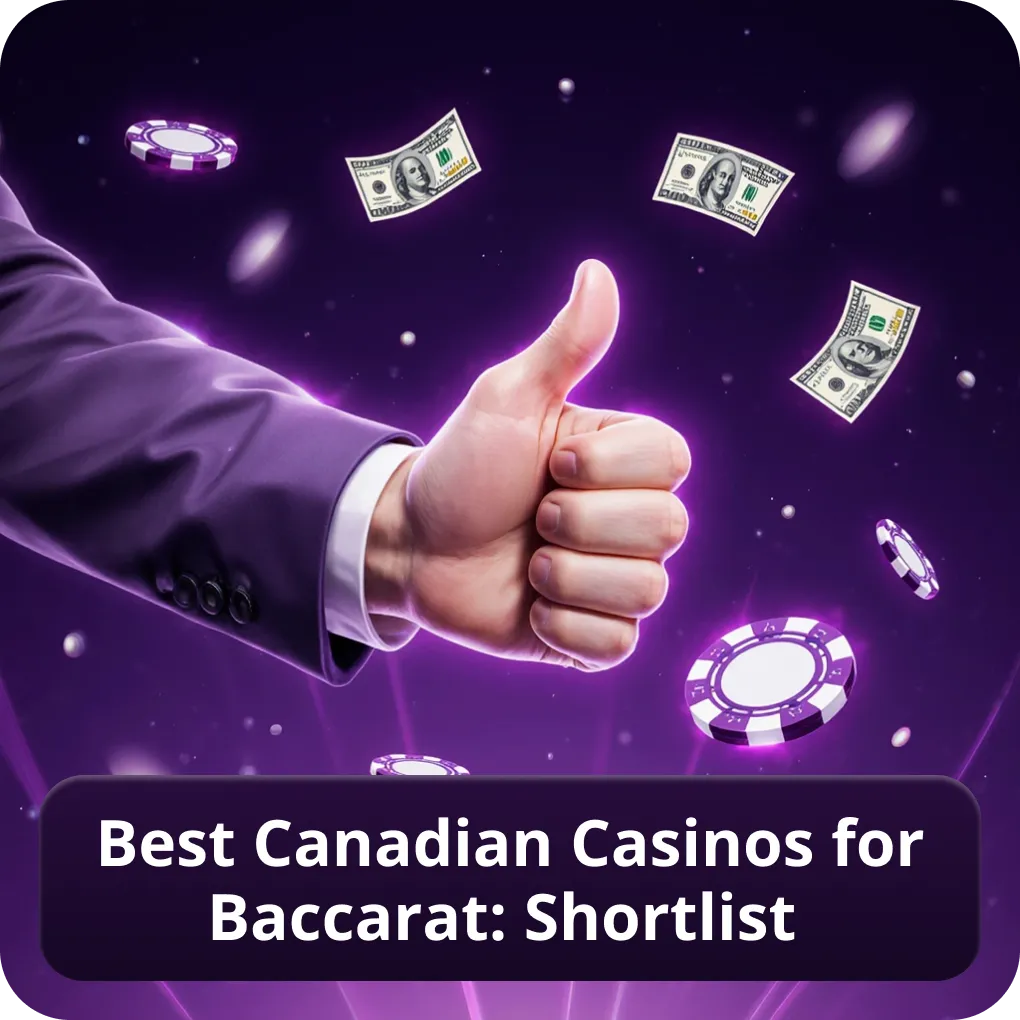 Best Canadian casinos for baccarat: shortlist