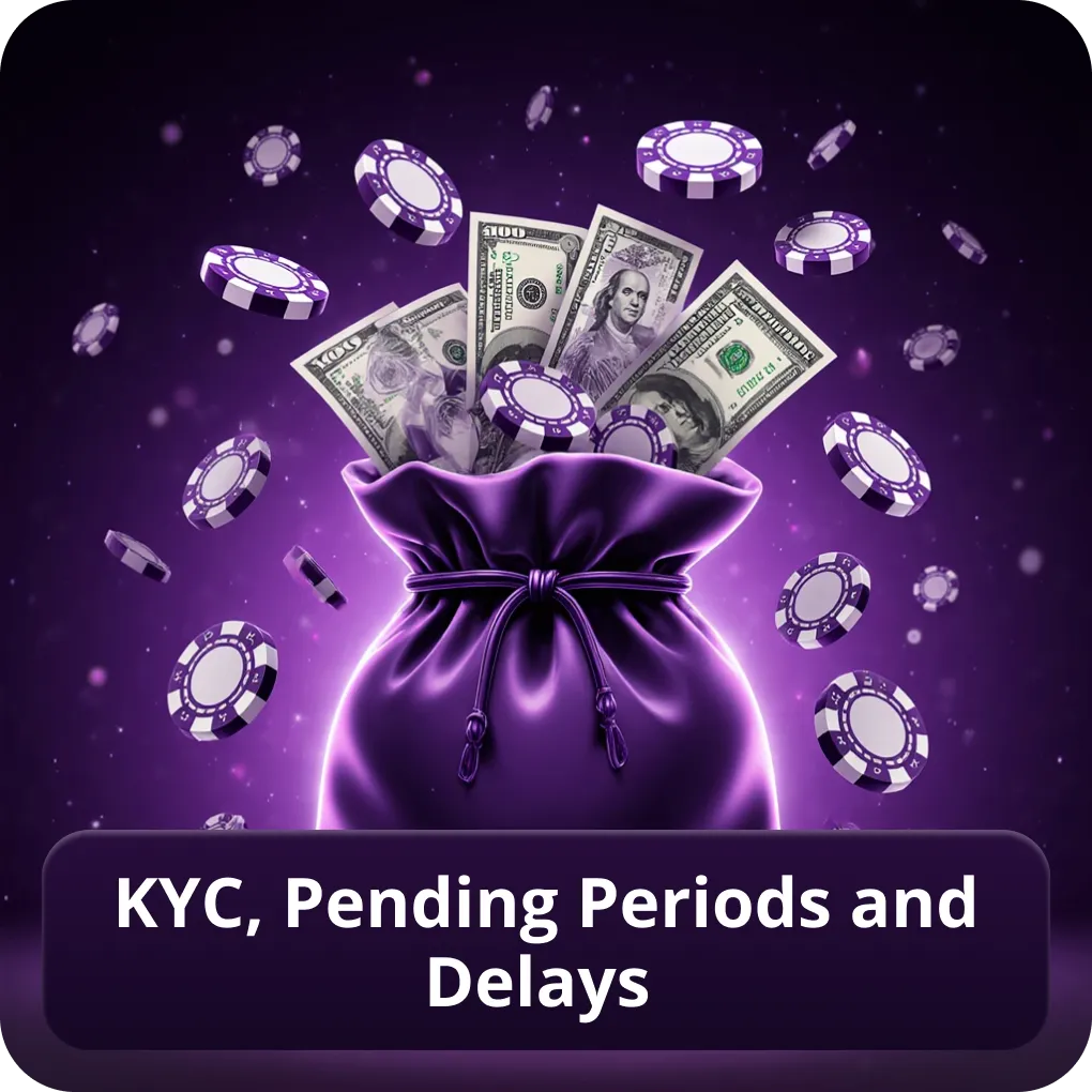KYC, pending periods and delays