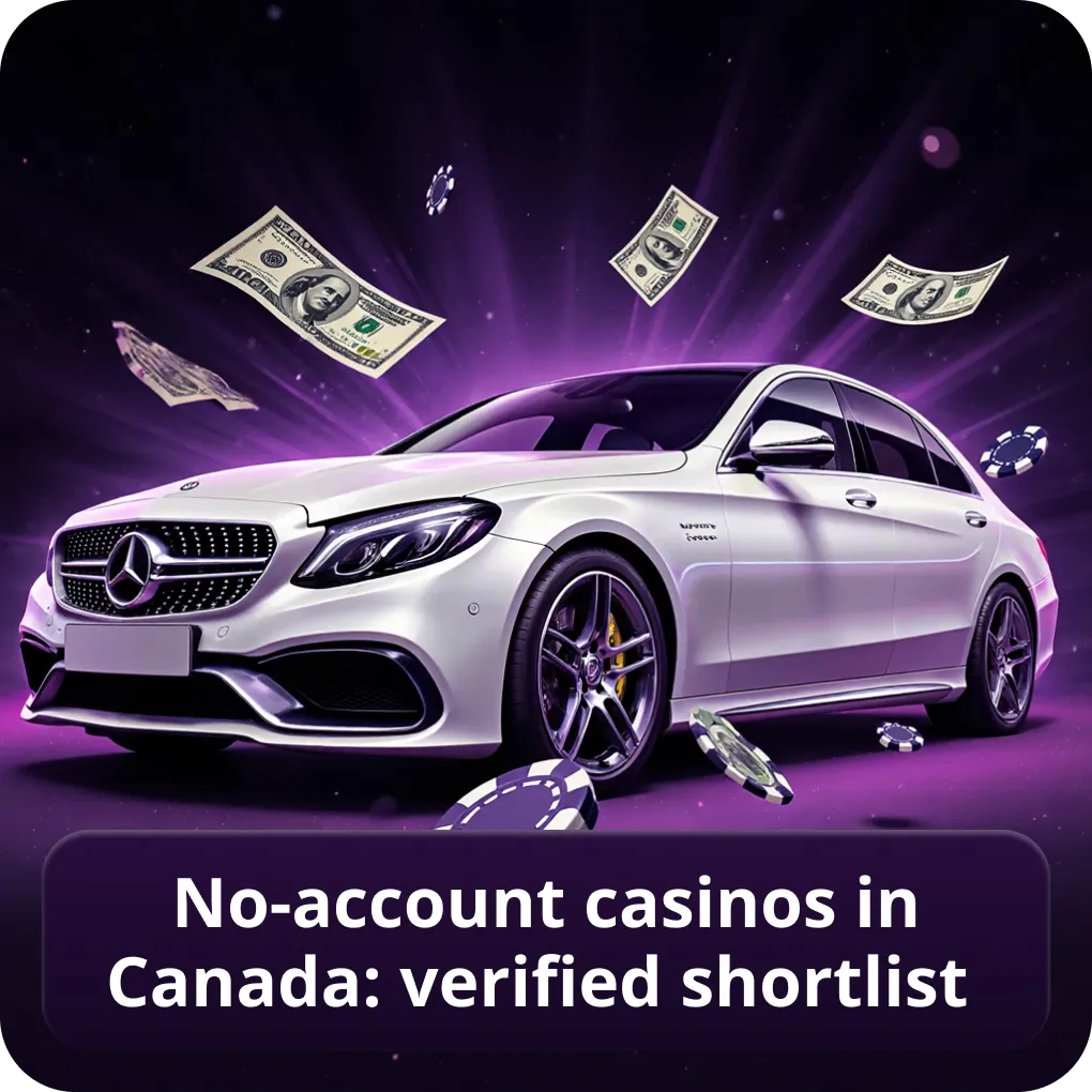 No-Account Casinos in Canada: Verified Shortlist